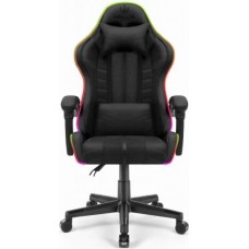 Комп'ютерне крісло Hell's Chair HC-1004 Black LED