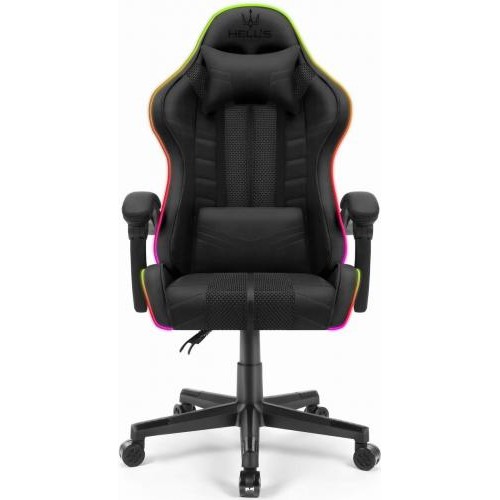 Комп'ютерне крісло Hell's Chair HC-1004 Black LED