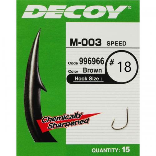 Гачок Decoy M-003 Speed 18 15 шт/уп (1013-1562.03.51) Гачок Decoy M-003 Speed 18 15 шт/уп (1013-1562.03.51)