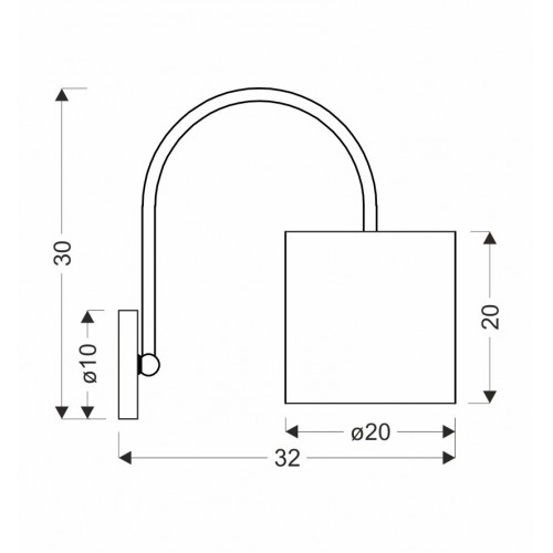 Бра Candellux Atlanta 32x30 см Білий (21-00668) Бра Candellux Atlanta 32x30 см Білий (21-00668)