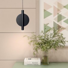 Світильник підвісний у стилі лофт MSK Electric Disk під лампу Е14 NL 2650 BK