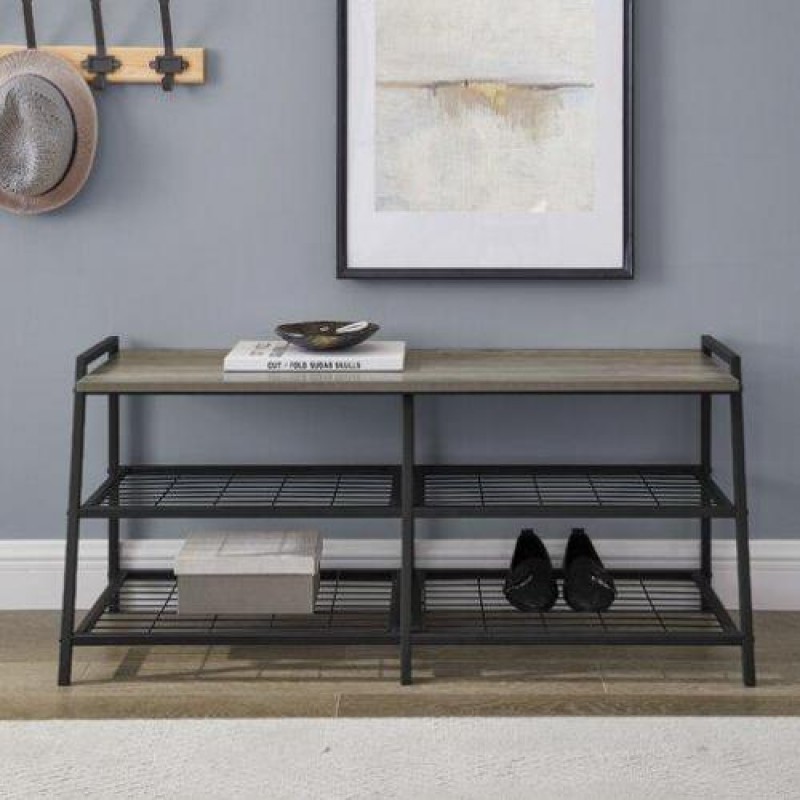 Консоль для передпокою в стилі Loft NS-448 730x1000x350 мм Черный