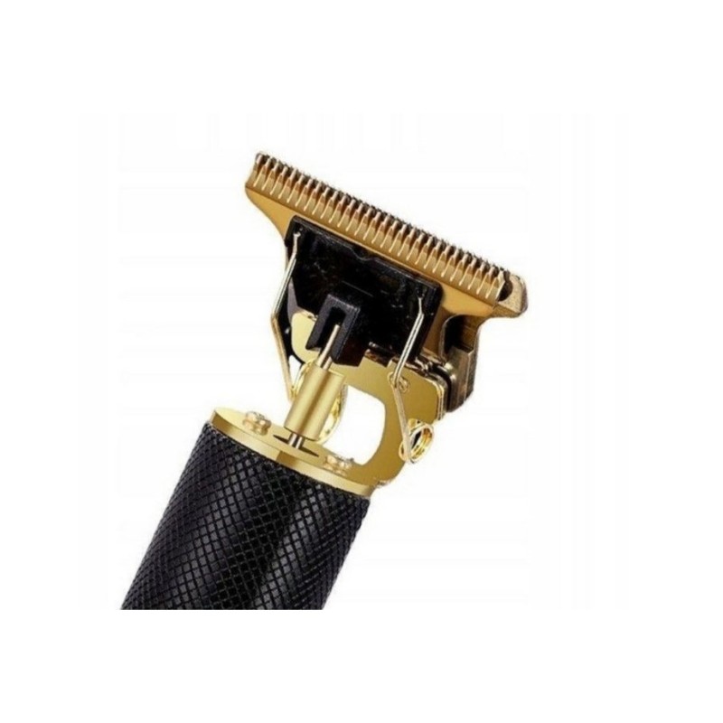 Машинка - триммер для стрижки волосся та бороди бездротова акумуляторна з насадками RAF R.427 Чорний