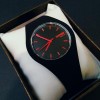 Наручний годинник жіночий Skmei Rubber Black 9068 Чорний (366)