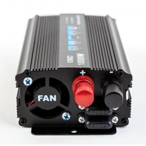 Перетворювач струму автомобільний UKC SSk1000W USB DC/AC Чорний CPK 1973