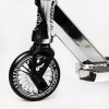 Самокат трюковий алюмінієвий диск та дека Best Scooter Kraken HIC-система пеги 100 кг Black and white (112910)