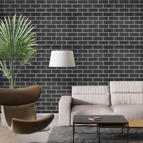 Самоклеюча стінова панель Sticker Wall Чорна 3D NEW CULTURAL WALL 70*70см*5мм BLACK+WHITE (D) SW-00001503 Самоклеюча стінова панель Sticker Wall Чорна 3D NEW CULTURAL WALL 70*70см*5мм BLACK+WHITE (D) SW-00001503