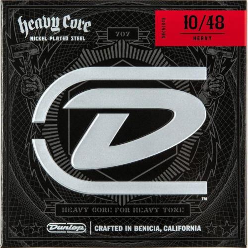 Струни для електрогітари Dunlop DHCN1048 Heavy Core Heavy Set Electric Guitar Strings 10/48 Струни для електрогітари Dunlop DHCN1048 Heavy Core Heavy Set Electric Guitar Strings 10/48