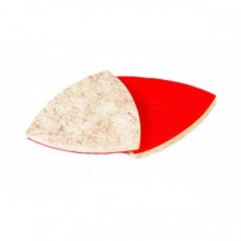 Насадка трикутна повстяна тонкошерста на липучці для реноватора MASTERTOOL 75 мм 10 шт 08-6497