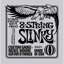 Струни для електрогітари Ernie Ball 2625 8-String Slinky Nickel Wound 10/74