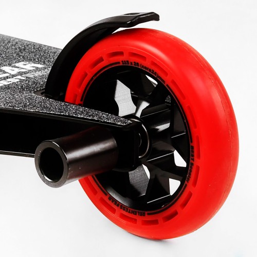 Самокат трюковий Best Scooter FEAR SCS система пеги алюмінієвий диск та дека колеса PU 100 кг Black and red (112901) Самокат трюковий Best Scooter FEAR SCS система пеги алюмінієвий диск та дека колеса PU 100 кг Black and red (112901)