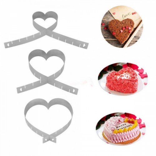 Форма Серце розсувне для тортів та десертів від 14 до 26 см Mine (hub_s6e8ll) в інтернет супермаркеті PbayMarket!