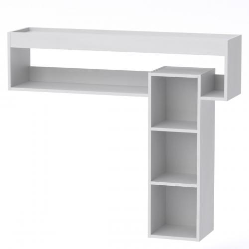 Тумба Навісна 3 Компанит МГ 6 100х28х105,1 см Альба білий Тумба Навісна 3 Компанит МГ 6 100х28х105,1 см Альба білий