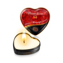 Масажна свічка серце Plaisirs Secrets Chocolate 35 мл (SO1864)