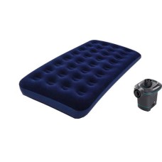Надувний матрац Pavillo Bestway 67471 (матрац 67001, електронасос 66640). Одномісний 99 х 188 х 22 см