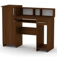 Стіл комп'ютерний Компаніт Пі пі 2 117.5х60х96 см Горіх екко Стіл комп'ютерний Компаніт Пі пі 2 117.5х60х96 см Горіх екко