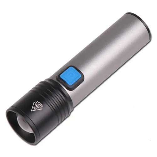 Ручний тактичний акумуляторний світлодіодний ліхтар Bailong BL-K31 USB CHARGE+ ZOOM (1757884280)
