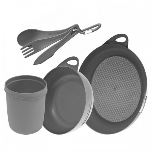 Набір посуду Sea To Summit Delta Camp Set Grey (1033-STS ADSETGY) Набір посуду Sea To Summit Delta Camp Set Grey (1033-STS ADSETGY)