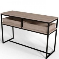 Консоль для дому в стилі Loft NS-358 830x1000x350 мм Черный Консоль для дому в стилі Loft NS-358 830x1000x350 мм Черный