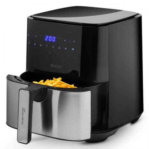 Аеропіч аерофритюрниця SOGO SS-10830 1450 Вт 5 л Чорно-сірий (69826359) Аеропіч аерофритюрниця SOGO SS-10830 1450 Вт 5 л Чорно-сірий (69826359)