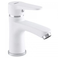 Змішувач для умивальника ZERIX PUD1 146 білий (ZX2797) Змішувач для умивальника ZERIX PUD1 146 білий (ZX2797)