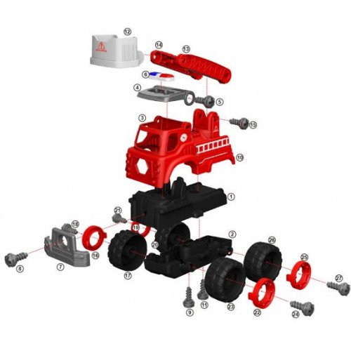 Пожежний кран Diy Spatial Creativity LM9034 Різнокольоровий (6548100) Пожежний кран Diy Spatial Creativity LM9034 Різнокольоровий (6548100)