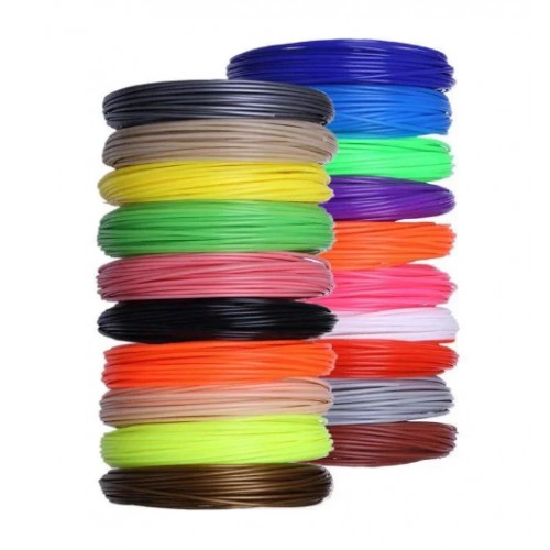 Якісний пластик PLA для 3D ручки для малювання 20 кольорів по 10 м. Якісний пластик PLA для 3D ручки для малювання 20 кольорів по 10 м.