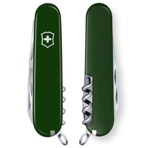 Складаний ніж Victorinox Camper 9 мм 13 функцій Зелений (1.3613.4) Складаний ніж Victorinox Camper 9 мм 13 функцій Зелений (1.3613.4)