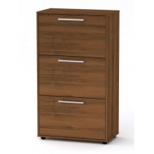 Висока тумба для взуття Компанит ТО 20 70х38х123 см горіх Висока тумба для взуття Компанит ТО 20 70х38х123 см горіх