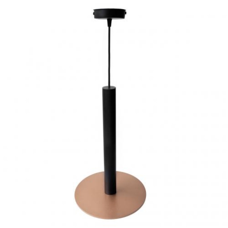 Світильник підвісний у стилі лофт MSK Electric Disk під лампу Е14 NL 26501 BK+CP чорний + мідь