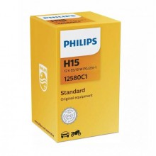 Галогенова лампа Philips 12580C1 H15 12V 15/55W PGJ23t-1