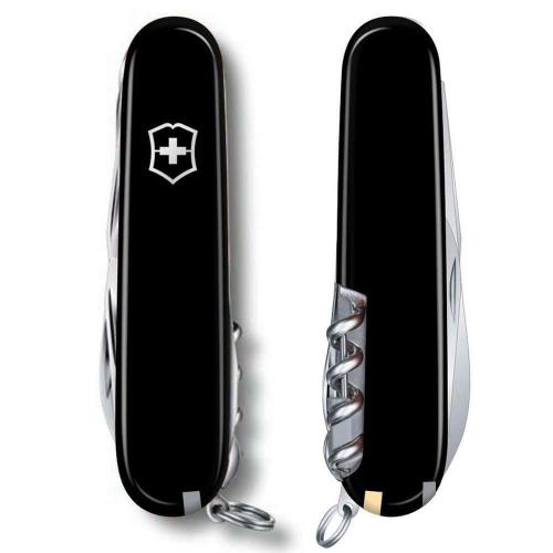 Складаний ніж Victorinox Huntsman 91 мм 18 функцій Чорний (1.3715.3) Складаний ніж Victorinox Huntsman 91 мм 18 функцій Чорний (1.3715.3)
