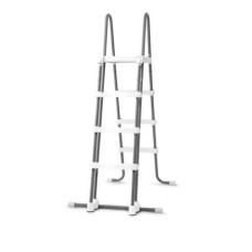Драбина для басейну Intex 28076 зі знімними сходами, з майданчиком. До басейнів висотою до 122 см