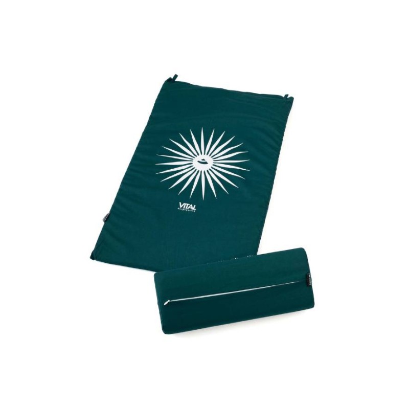 Набір для акупресури Vital — килимок та подушка для шиї Bodhi петроль