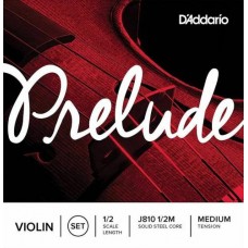 Струни для скрипки D'Addario J810 1/2M Prelude Violin Strings Medium Tension