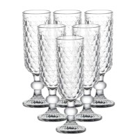 Набір келихів для шампанського YIWU 160 мл Прозорий 6 шт (HP-19-103)