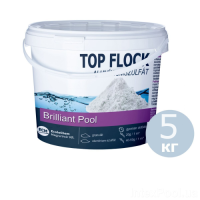 Флокулянт (коагулянт, флокер) у гранулах для води в басейні 80612 ECM (Угорщина), препарат для очищення каламутності, 5 кг