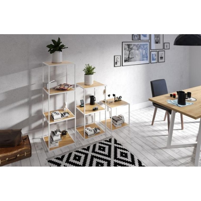 Стелаж для зберігання в стилі Loft NS-1709 1800x600x600 мм Черный