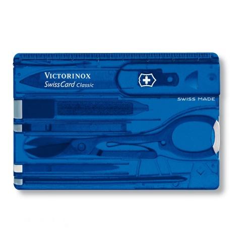 Набір Victorinox Swisscard 82x54x4 мм 10 функцій Синій (0.7122.T2) Набір Victorinox Swisscard 82x54x4 мм 10 функцій Синій (0.7122.T2)