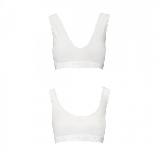 Спортивний топ з еластичної бавовни Passion PS005 TOP white, size S в інтернет супермаркеті PbayMarket!