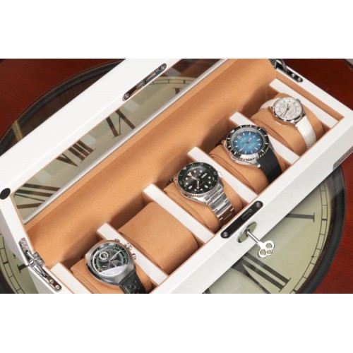 Скринька для зберігання годинників Salvadore WB/3081/WH 35х12х9 см Біло-бежевий Скринька для зберігання годинників Salvadore WB/3081/WH 35х12х9 см Біло-бежевий