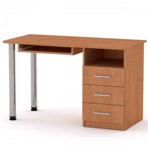 Стіл комп'ютерний Компаніт СКМ-9 120х60х74 см Вільха Стіл комп'ютерний Компаніт СКМ-9 120х60х74 см Вільха