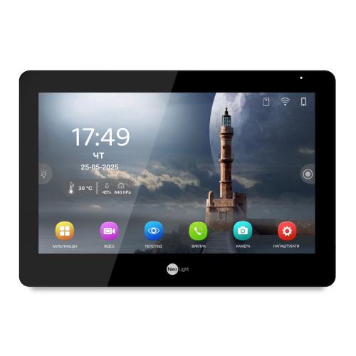 Гібридний відеодомофон 10.1 Neolight MEZZO Hybrid Black Гібридний відеодомофон 10.1 Neolight MEZZO Hybrid Black