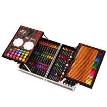 Набір для творчості WORISON в алюмінієвому кейсі 145 предметів