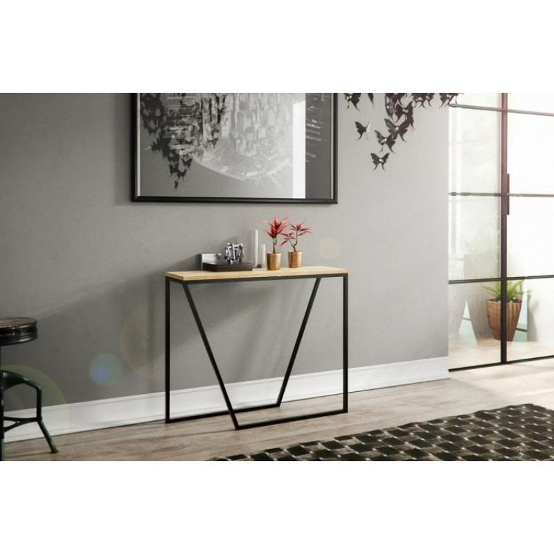 Консоль для дому в стилі Loft NS-403 860x1000x300 мм Черный