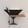 Настінний світильник Candellux Piccolo 37.5x33 см Коричнево-чорний (21-03539)