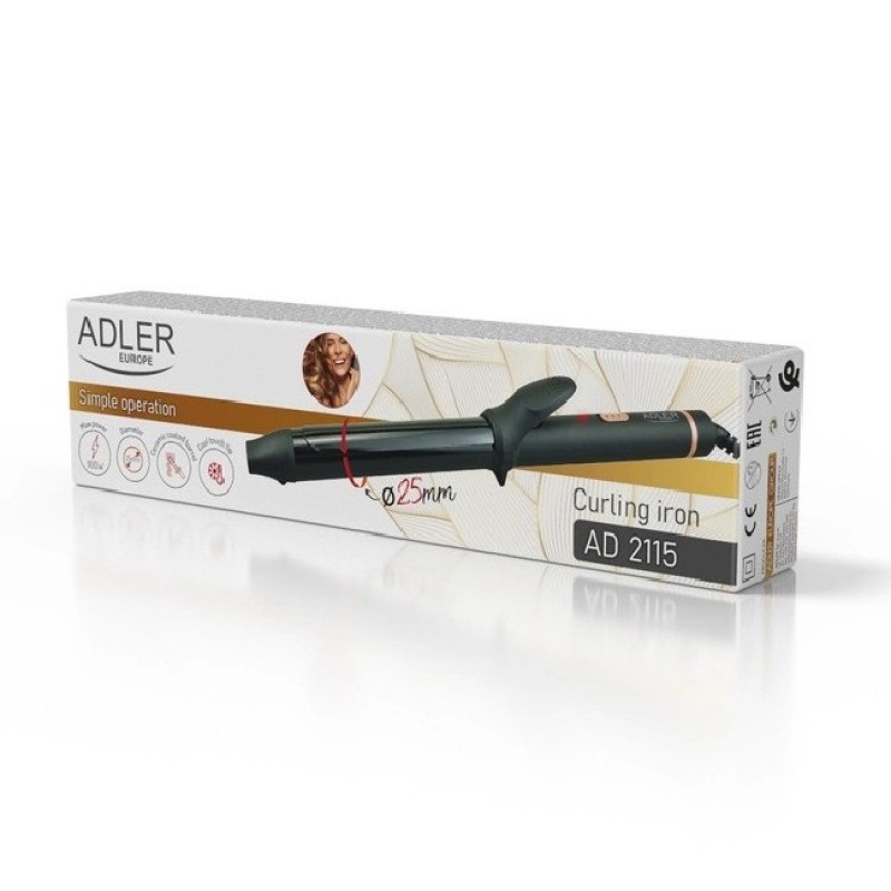 Плойка для локонів 25 мм Adler AD 2115