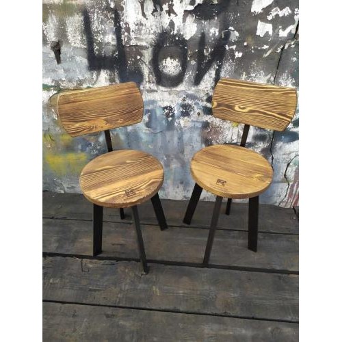 Стілець GoodsMetall у стилі ЛОФТ 450х300х300 мм Дублін міні Стілець GoodsMetall у стилі ЛОФТ 450х300х300 мм Дублін міні