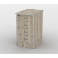 Тумба офісна Тиса Мебель ТМ-120 2 Сонома 75x60x40 см Тумба офісна Тиса Мебель ТМ-120 2 Сонома 75x60x40 см