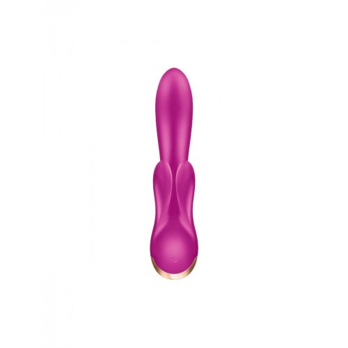 Смарт вібратор кролик із подвійним відростком Satisfyer Double Flex Violet в інтернет супермаркеті PbayMarket!